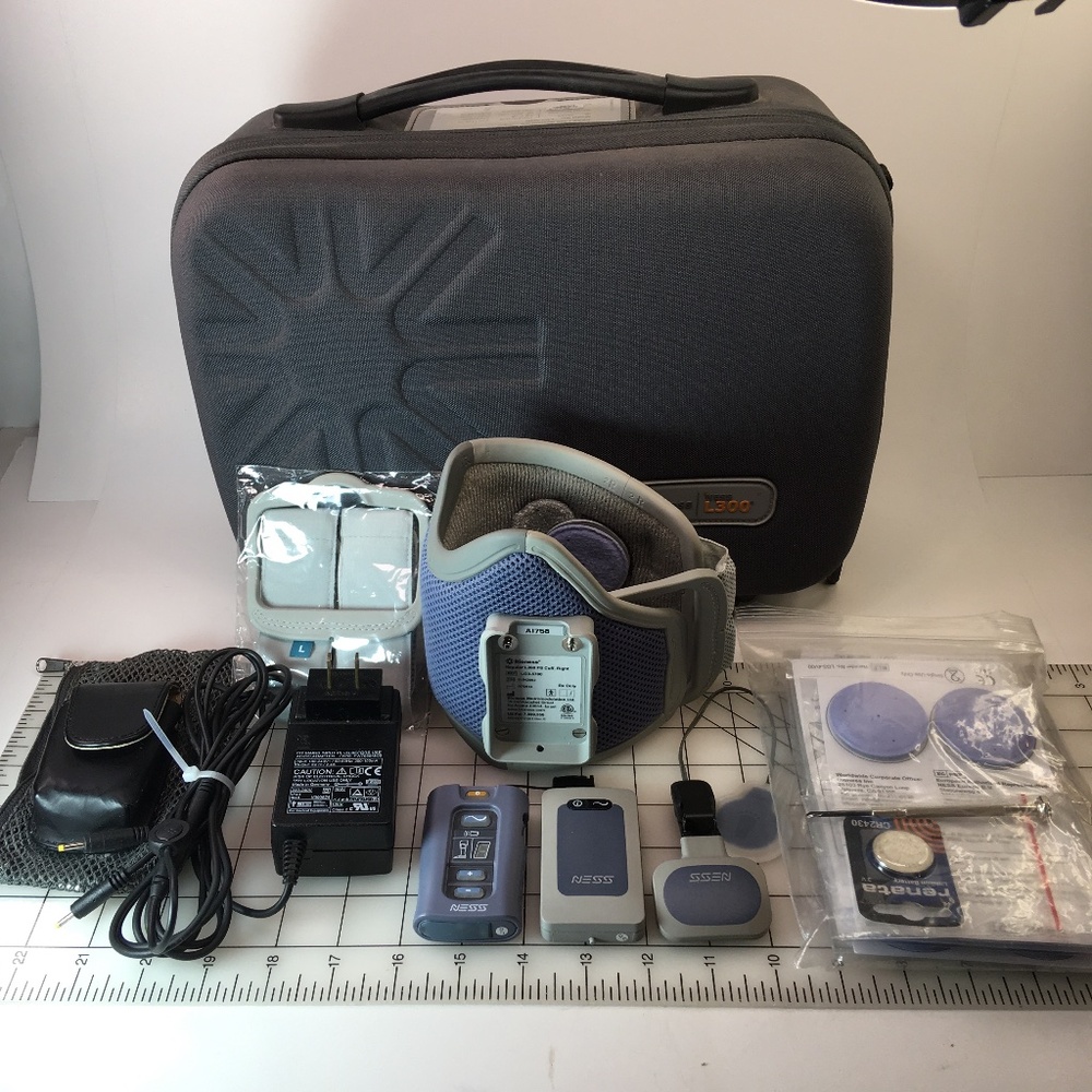 Bioness Ness L300 Foot Drop System RIGHT LEG complete kit in case EXCELLENT